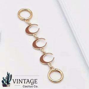 New! “C” Inspired Extension Chain For Shoulder Bag/handbag. (Coffee)